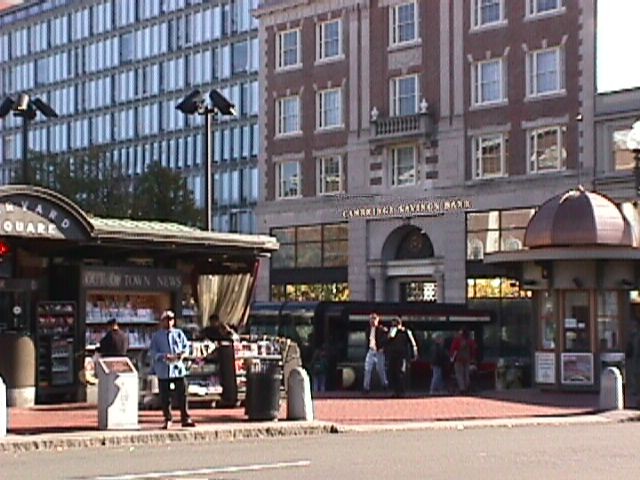 Harvard Square in Boston